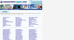 Desktop Screenshot of manufacturersupplier.com