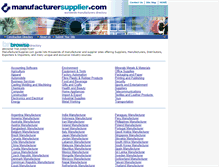 Tablet Screenshot of manufacturersupplier.com